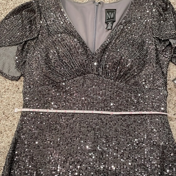 Nightway Sequin Evening/Cocktail Dress - Picture 11 of 16